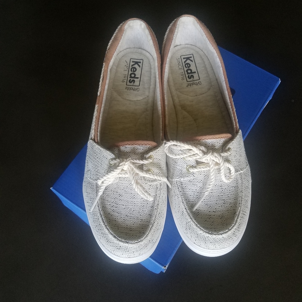 Keds- Glimmer Salt/ Pepper Cream Shoes